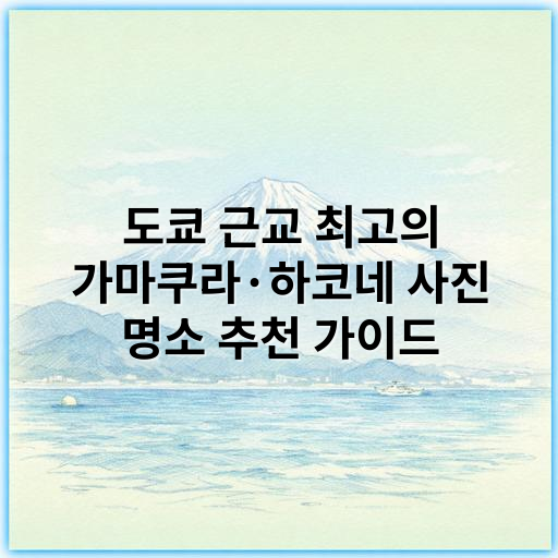 도쿄 근교 최고의 가마쿠라·하코네 사진 명소 추천 가이드 - 가마쿠라 하코네 사진 명소의 가장 중요한 핵심 키워드:
**도쿄 근교 자연 풍경**