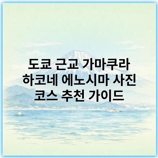 도쿄 근교 가마쿠라 하코네 에노시마 사진 코스 추천 가이드 - 가마쿠라 여행 사진 명소