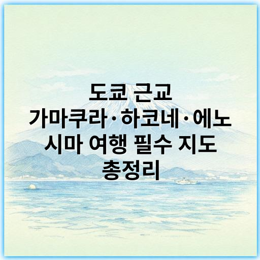 도쿄 근교 가마쿠라·하코네·에노시마 여행 필수 지도 총정리 - 가장 중요한 핵심 키워드: 가마쿠라 관광코스