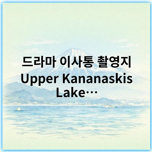 드라마 이사통 촬영지 Upper Kananaskis Lake 숙소 추천 2026년 최신팁 - Upper Kananaskis Lake 숙소