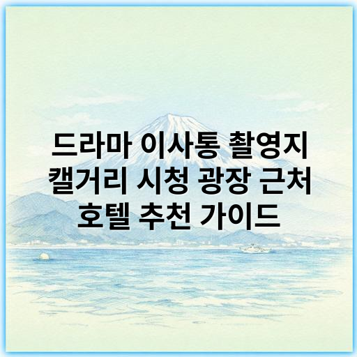 드라마 이사통 촬영지 캘거리 시청 광장 근처 호텔 추천 가이드 - 캘거리 시청 광장 호텔